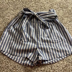 shein stripped shorts